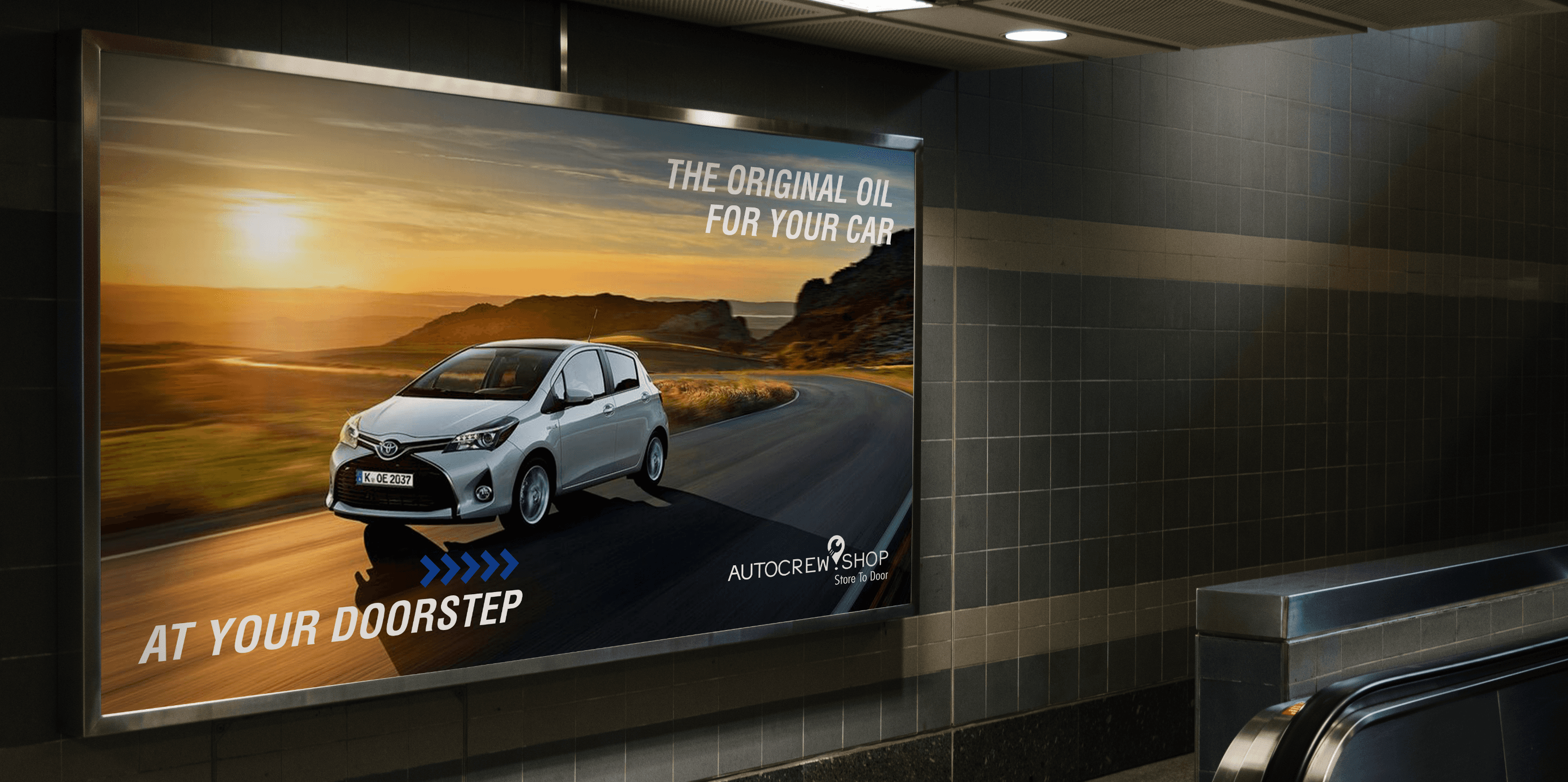 Mockup Application of Logo of AutoCrew.Shop