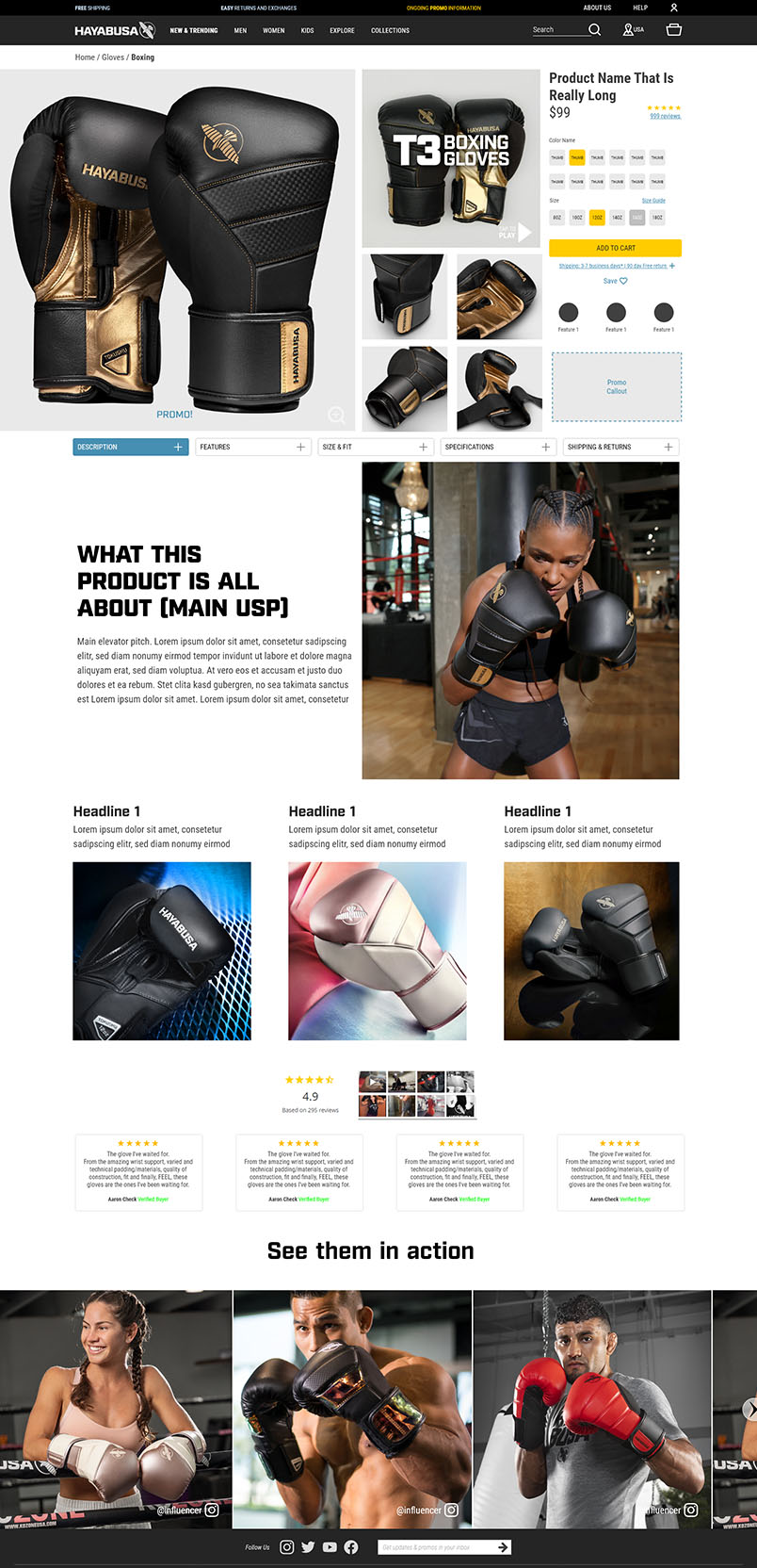 Product Display Page