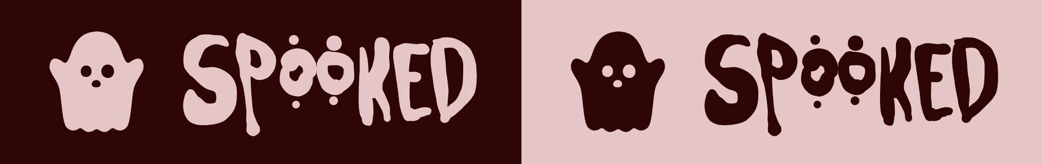 ghost + word logo in light and dark color schemes