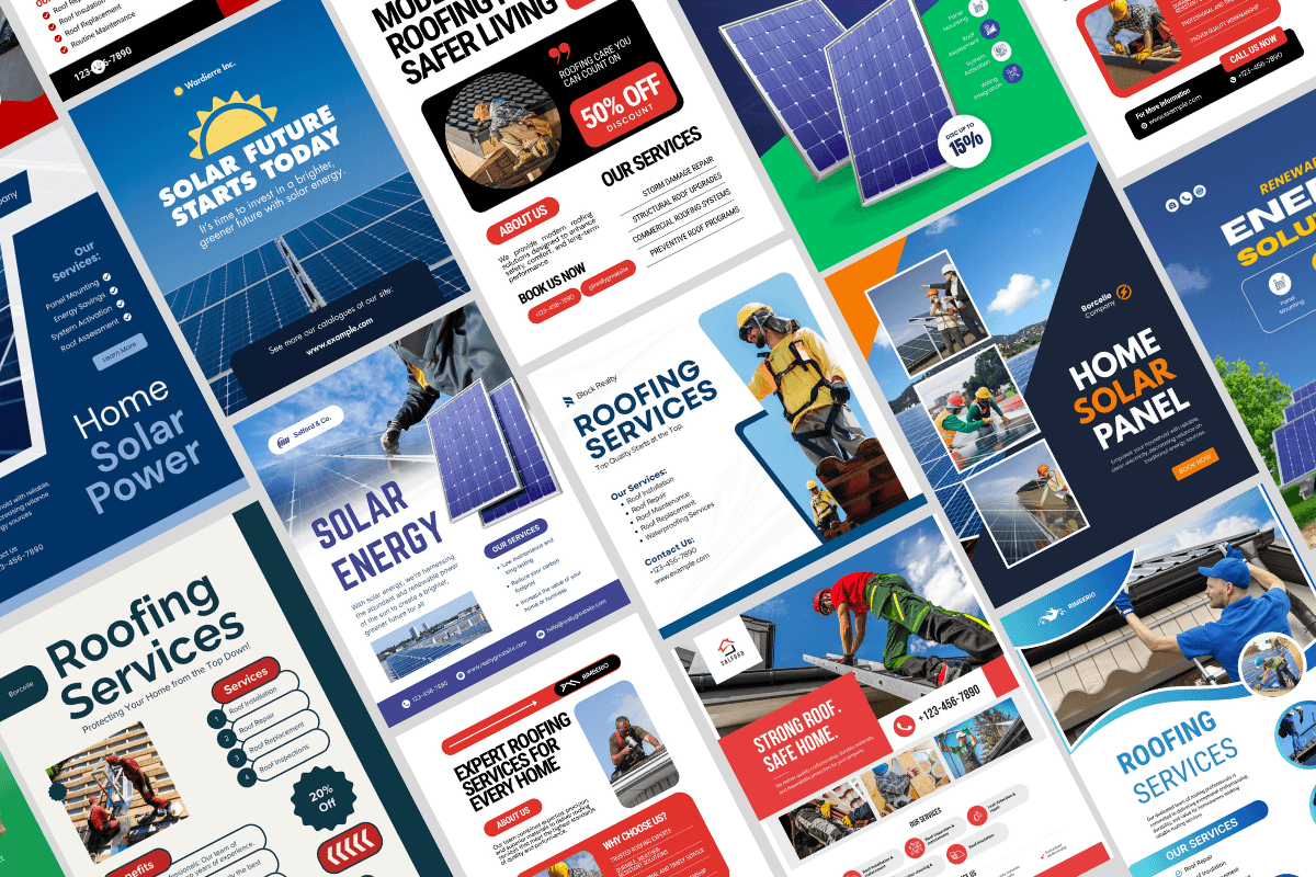 Example work of branding design