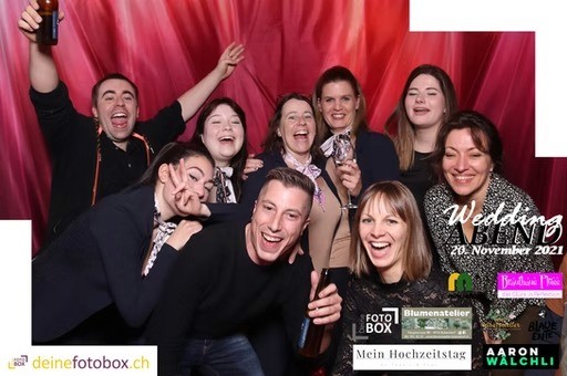 Schnappschuss einer Fotobox