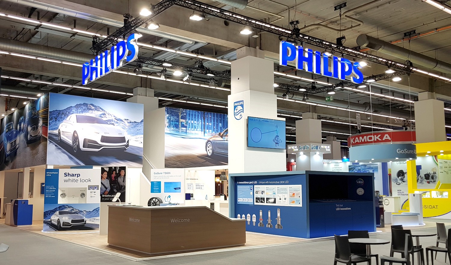 Stand LumiLeds Philips par Expace