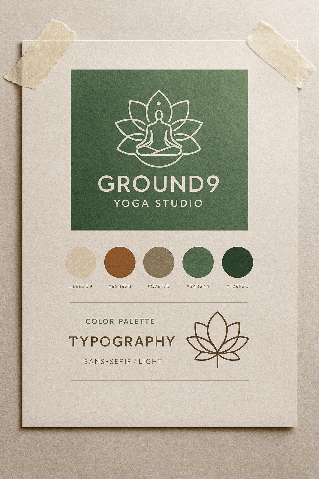 Presentation of work