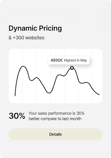 Increasing accommodation sales
