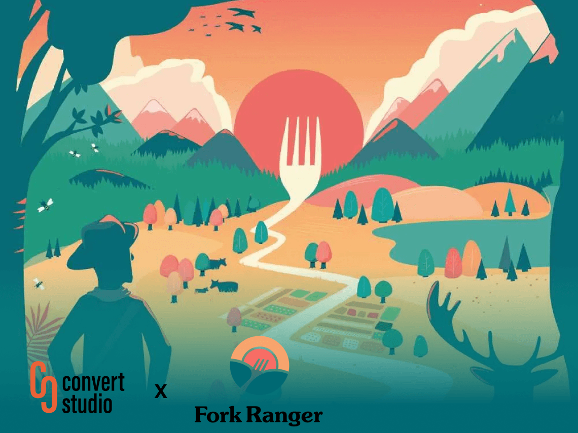 Fork Ranger Logo with Convert Studio logo next to it.