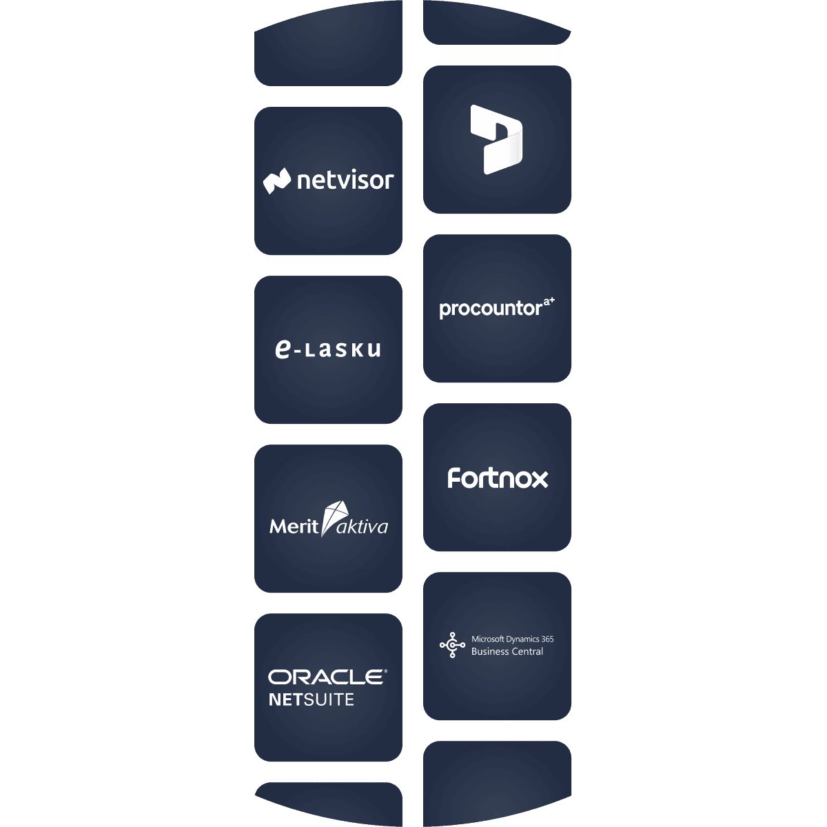 Zevoy has integrations to all key bookkeeping systems