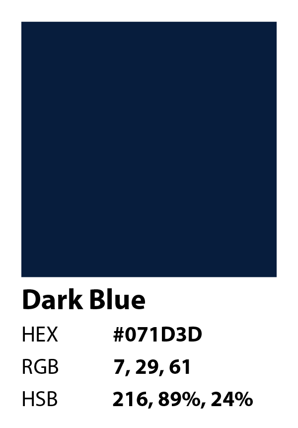 color swatch info dark blue