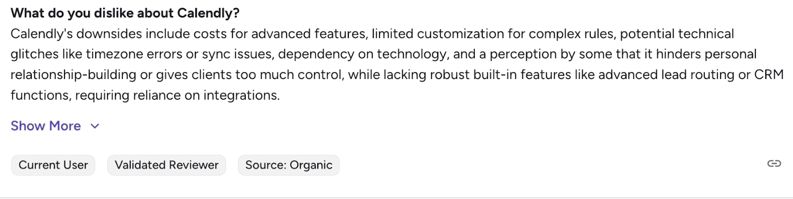 Calendly User review