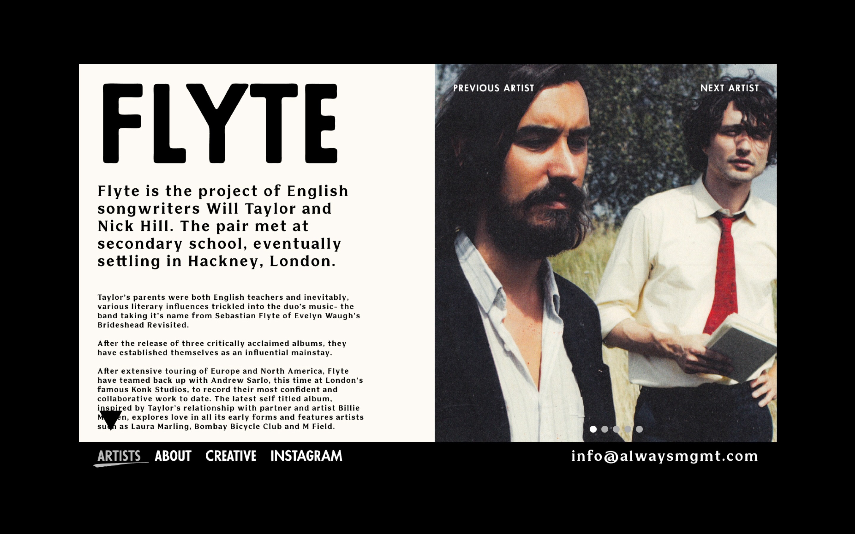 Always Management – GEORGE COSBY STUDIO | Brand Worlds Built At Moments Of Change