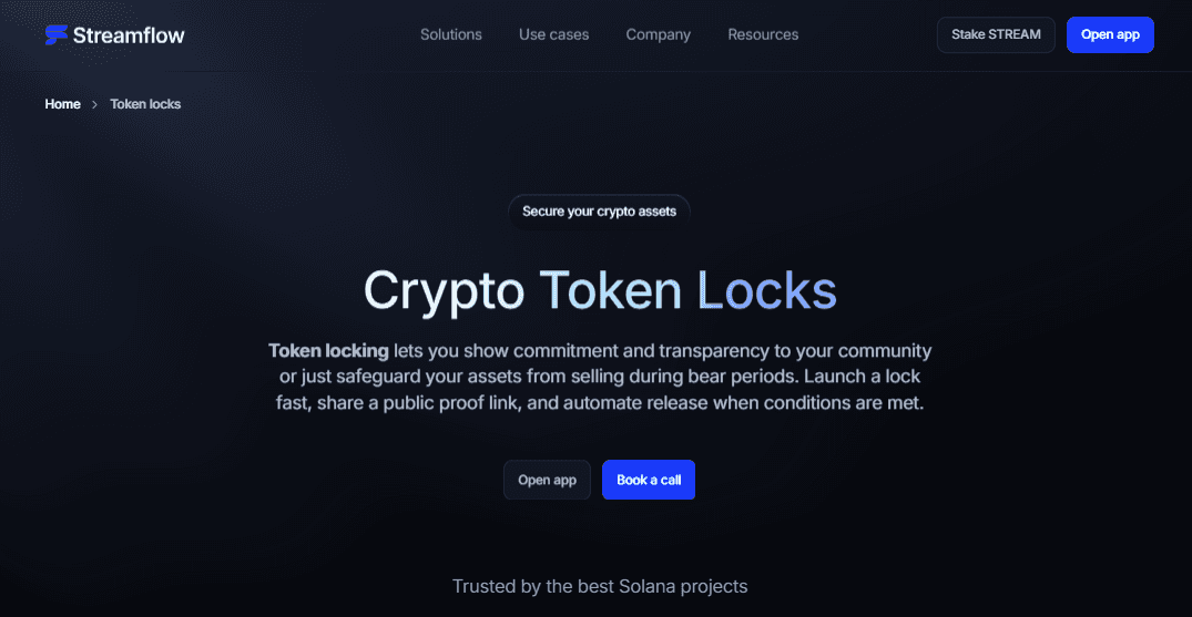 Lock Team Tokens