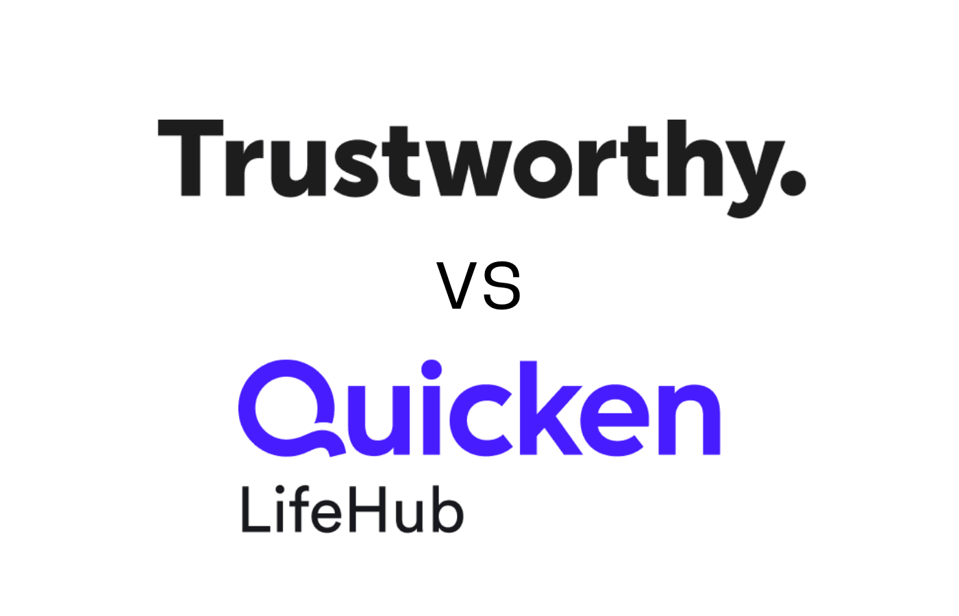 trustworthy and quicken lifehub logos