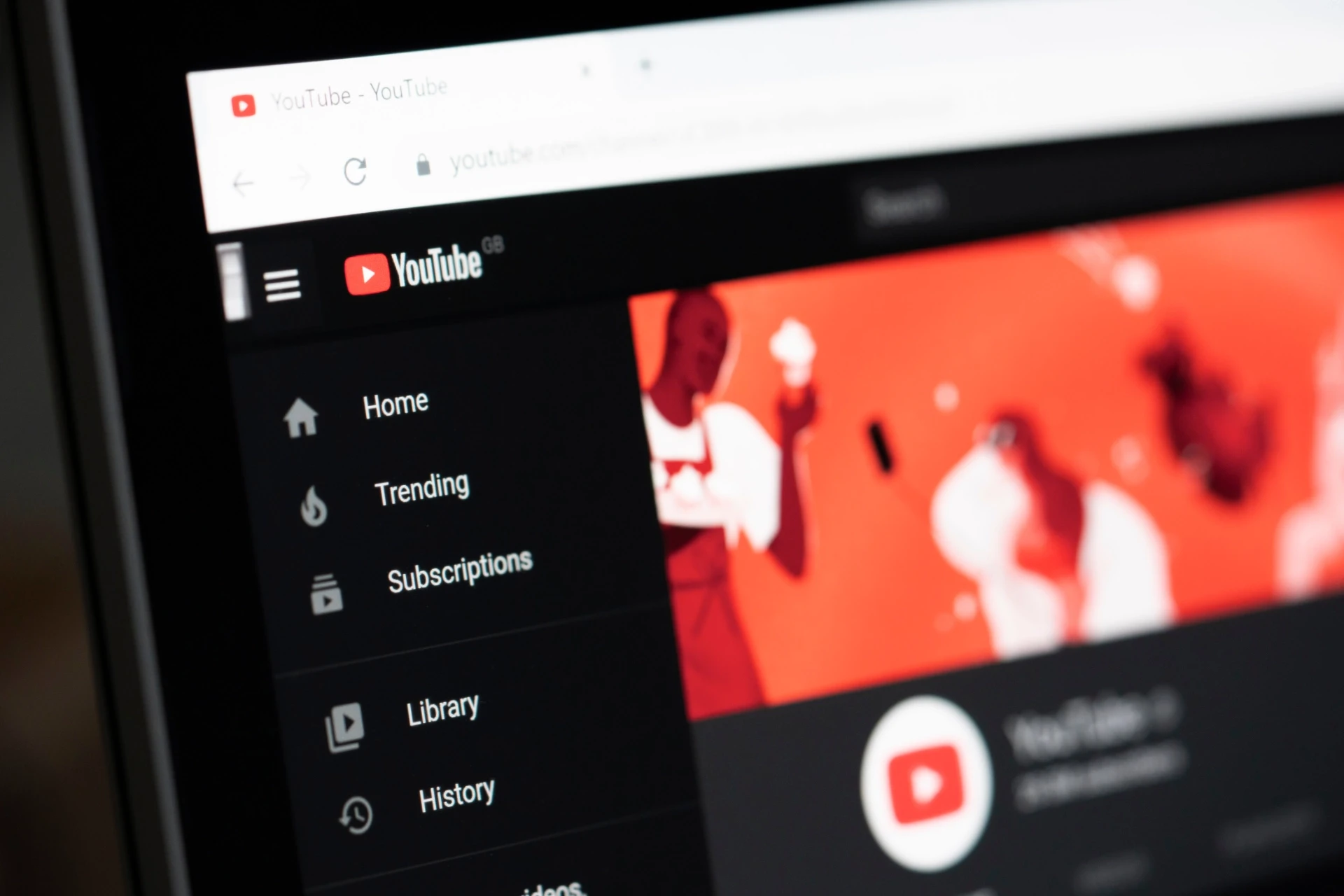 interface youtube