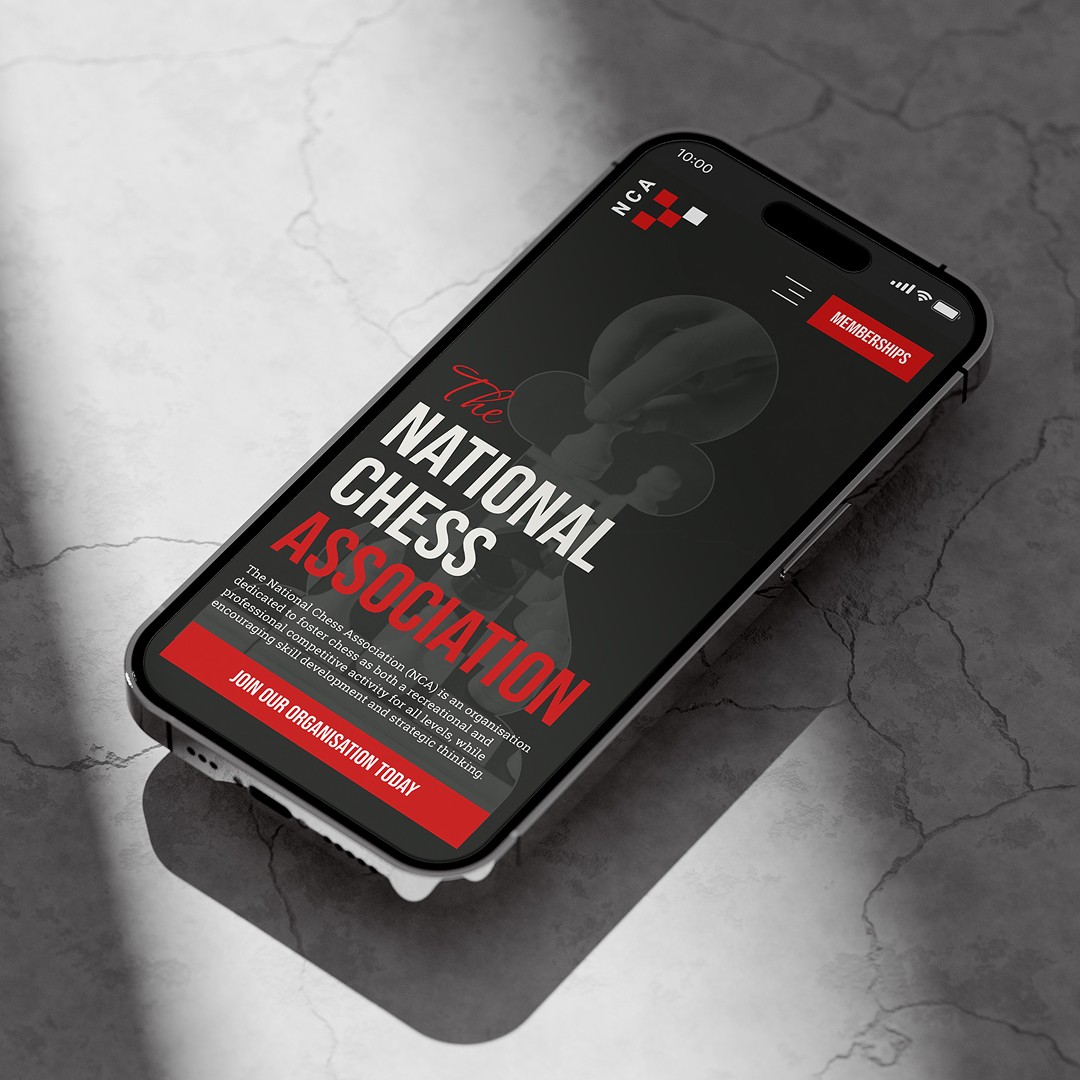 Pecometer Software UX/UI, Web and Brand Design - The NCA website template phone design