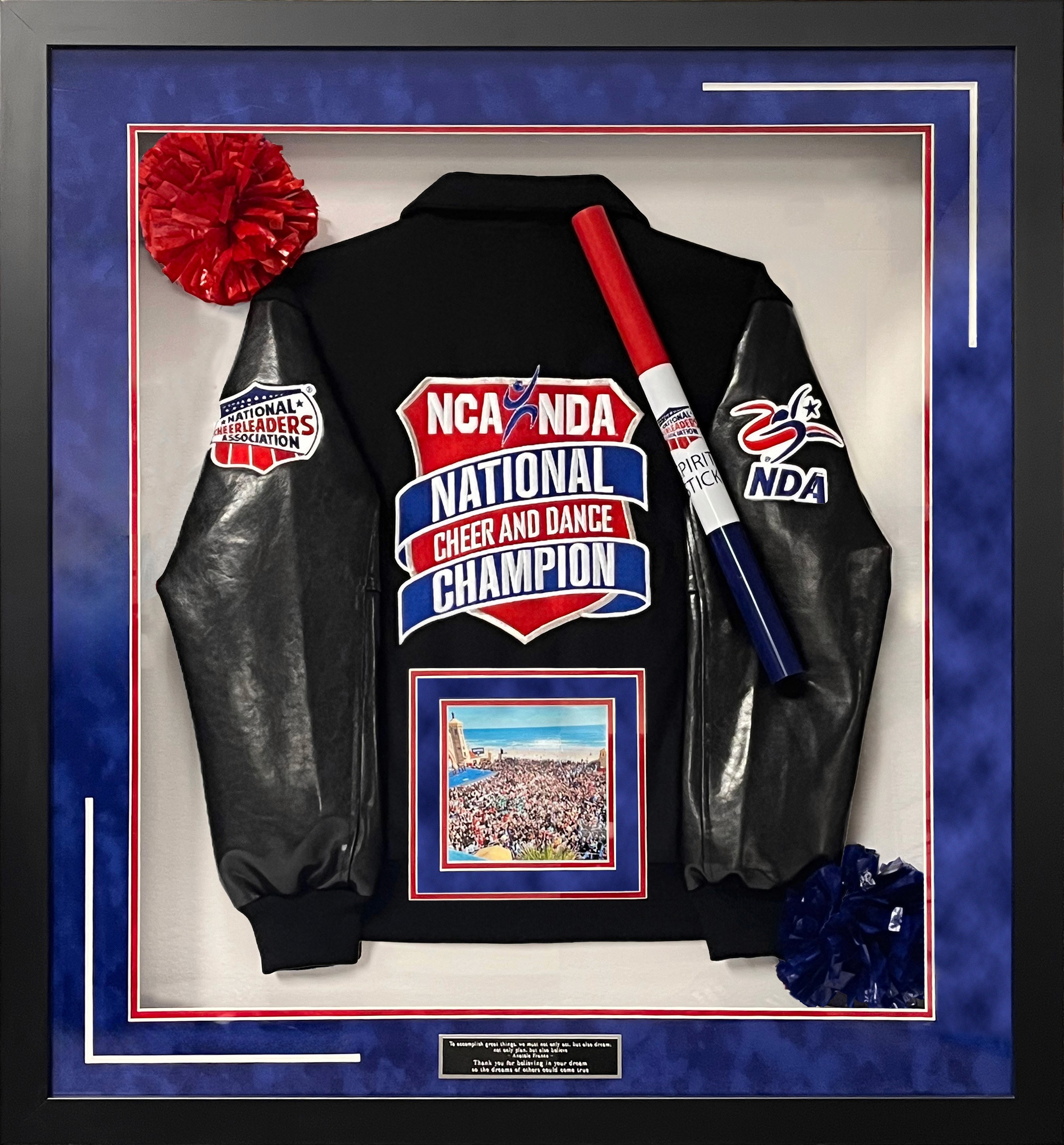 Modern indoor space with large glass doors, lush greenery, and a cozy seating area visible beyond.