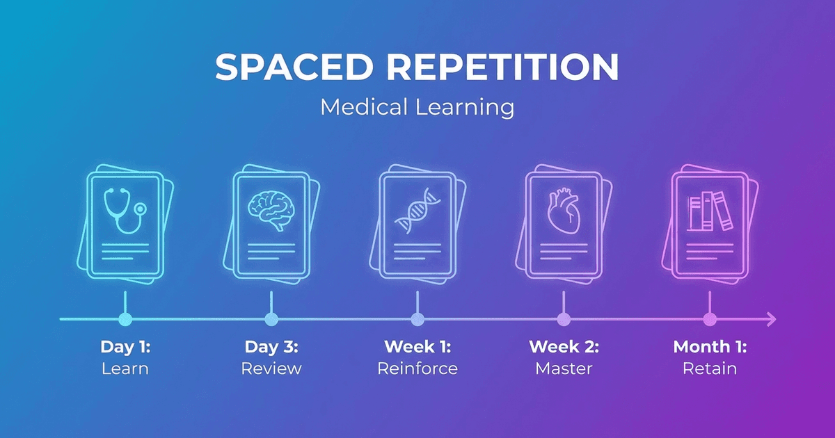 Cover: How to Use Spaced Repetition to Master Medical Subjects in 2026