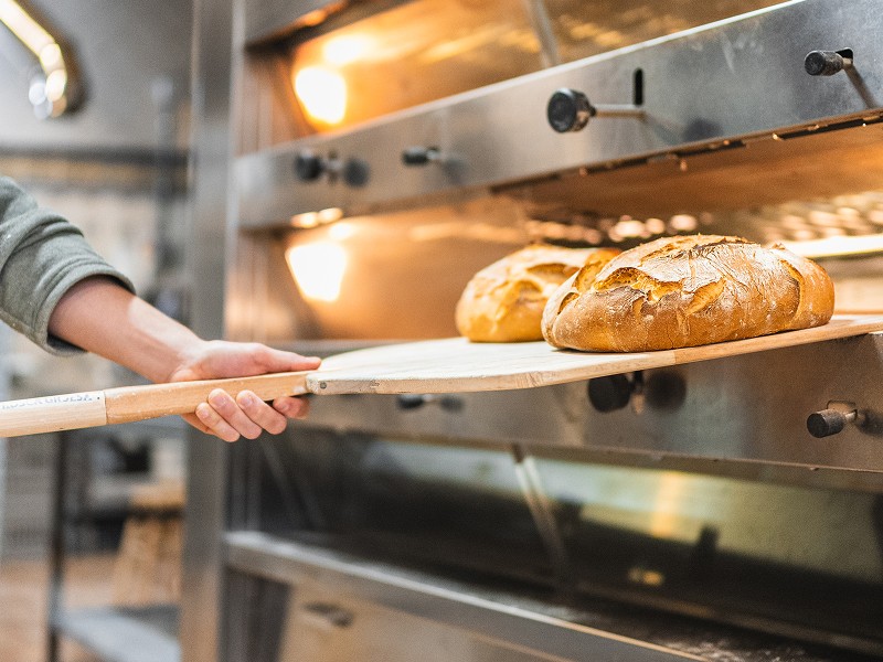 Drewniana łopata do chleba