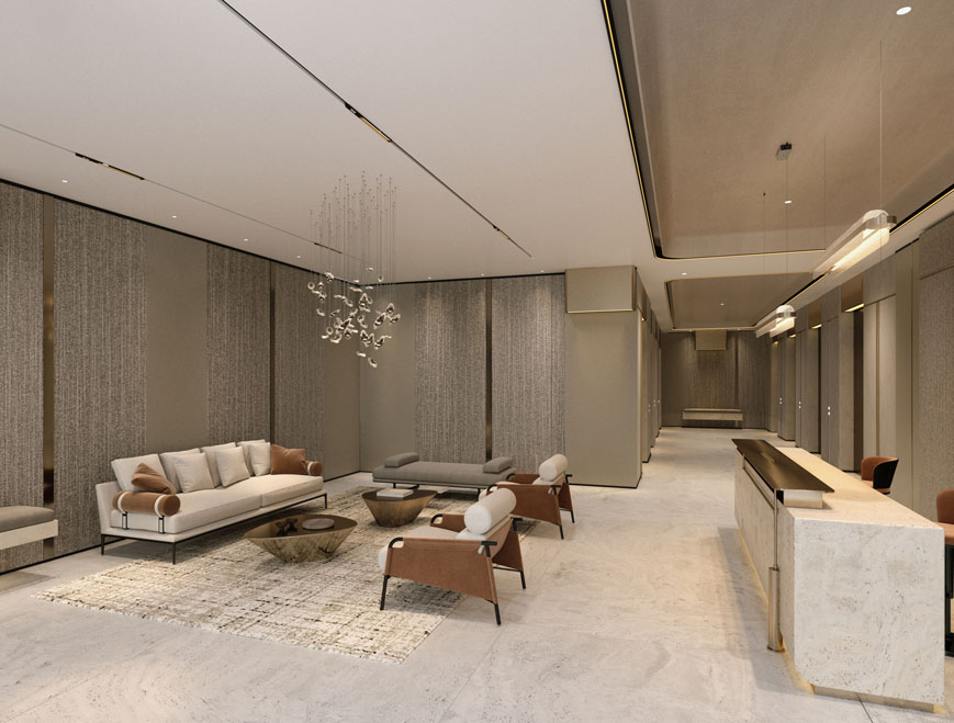 A contemporary conference room with a spacious window, enhancing the environment at Capital One.