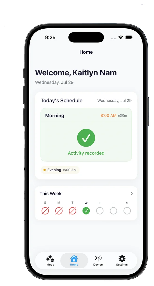 Regimen app access status