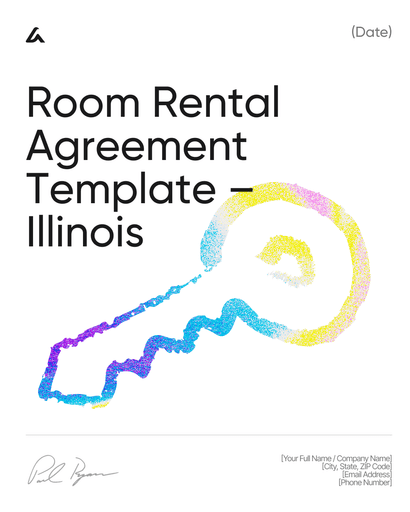 Room Rental Agreement Template – Illinois