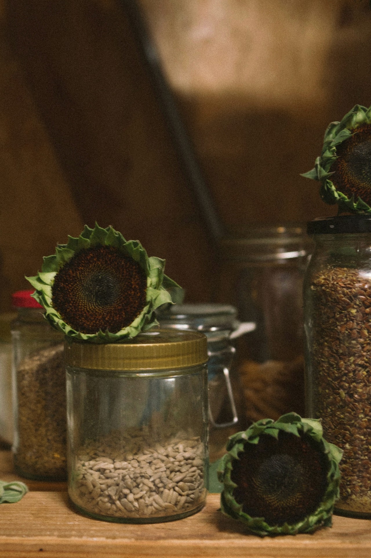 Jar of seeds