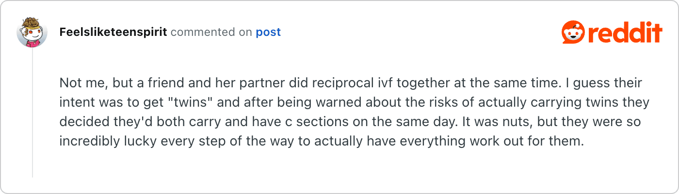 Post on Reddit
