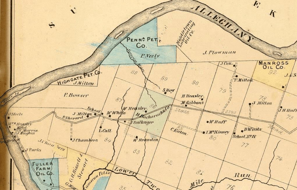 Franklin Oil Region Map