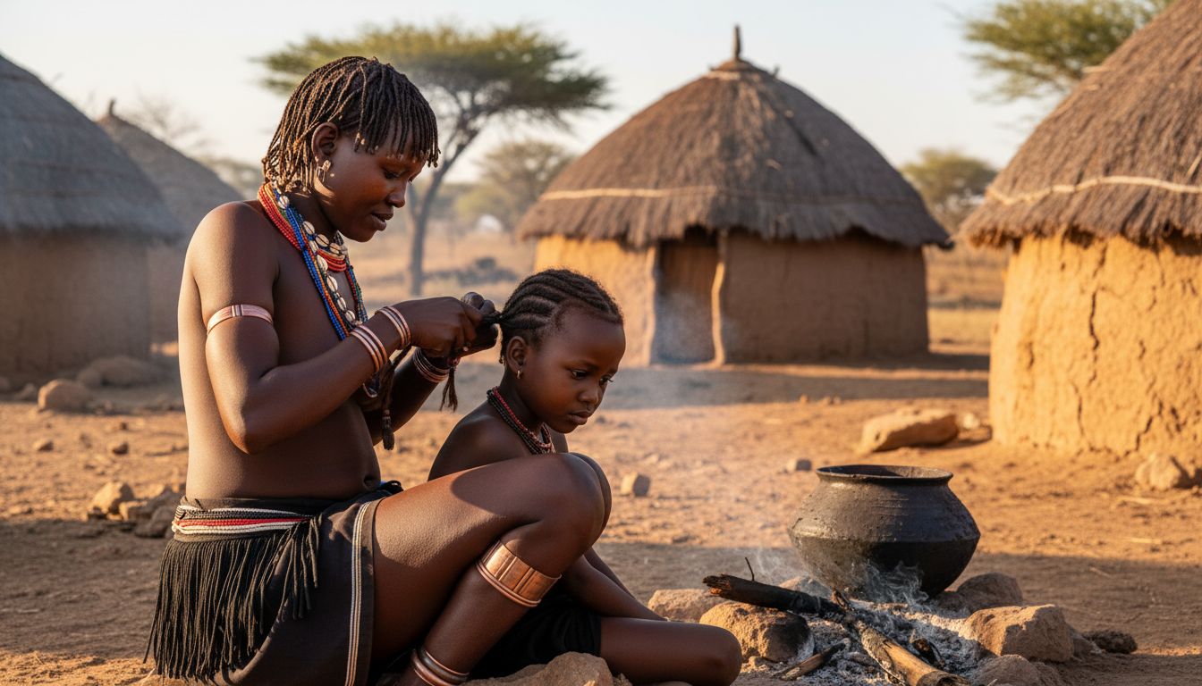 femme Himba Namibie tradition