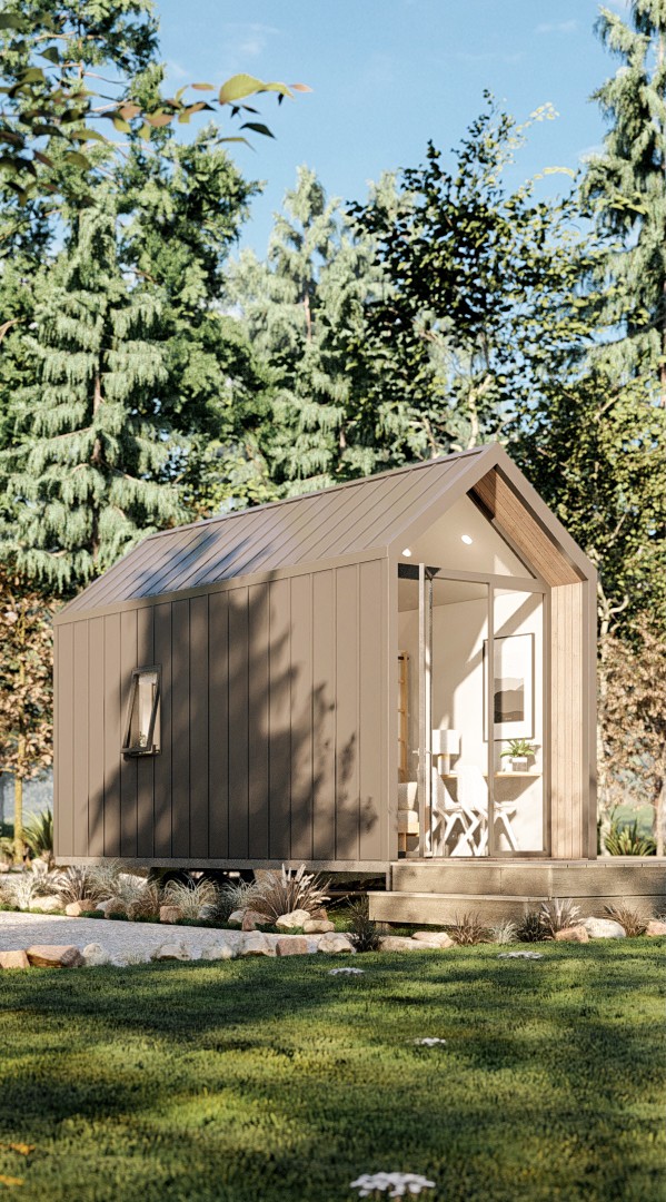 Tiny Haus 6m/20ft Gable shaped tiny house