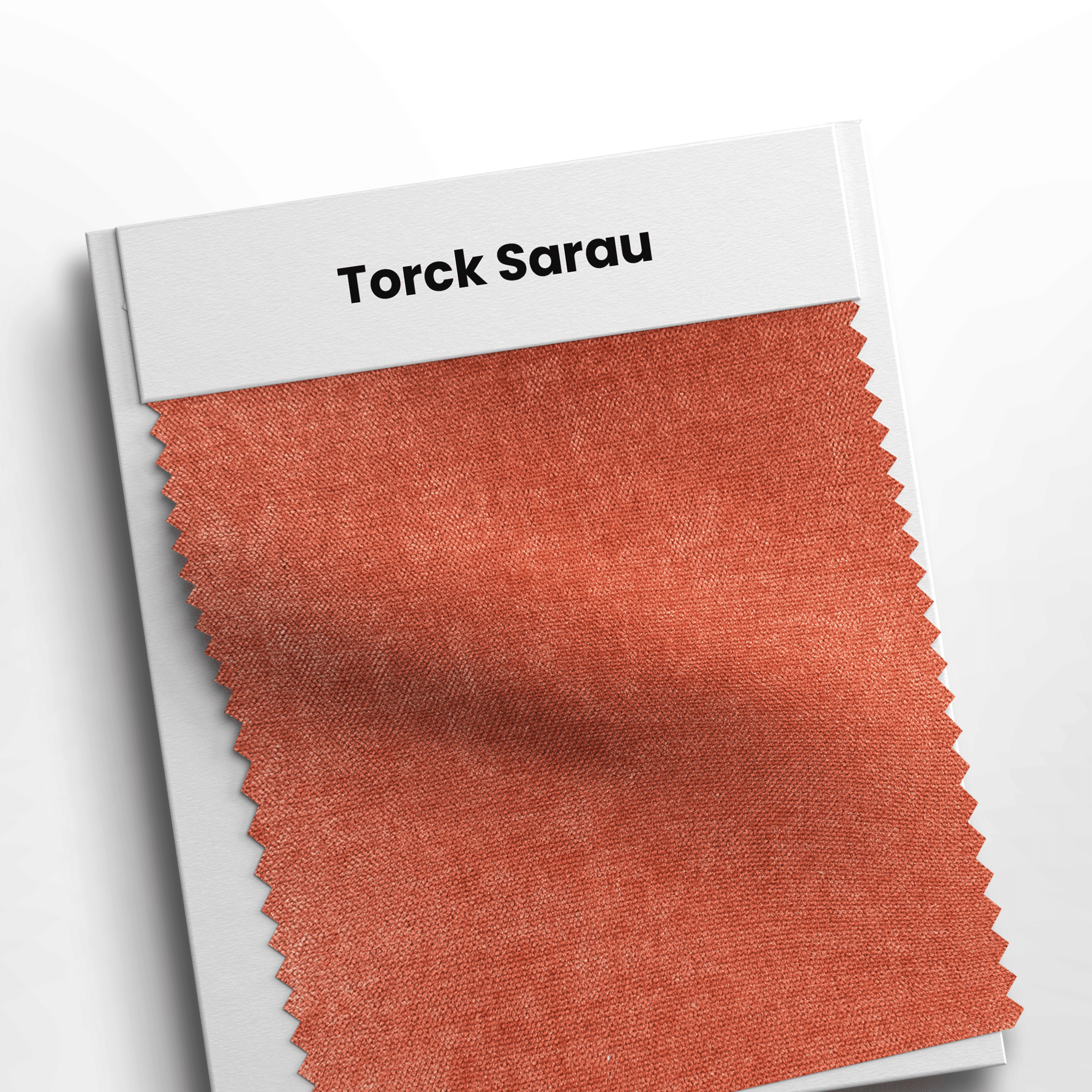 Mostruário de tecido Torck Sarau cor 65 Coral