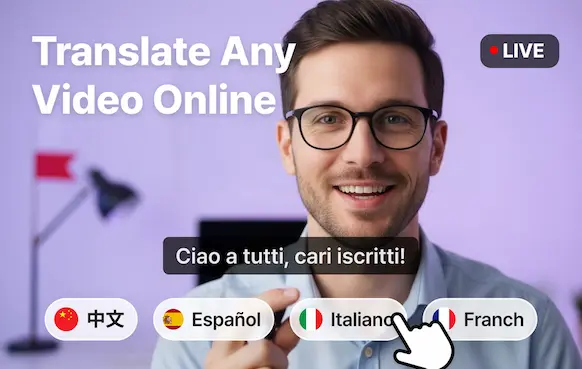 Video online mit KI übersetzen