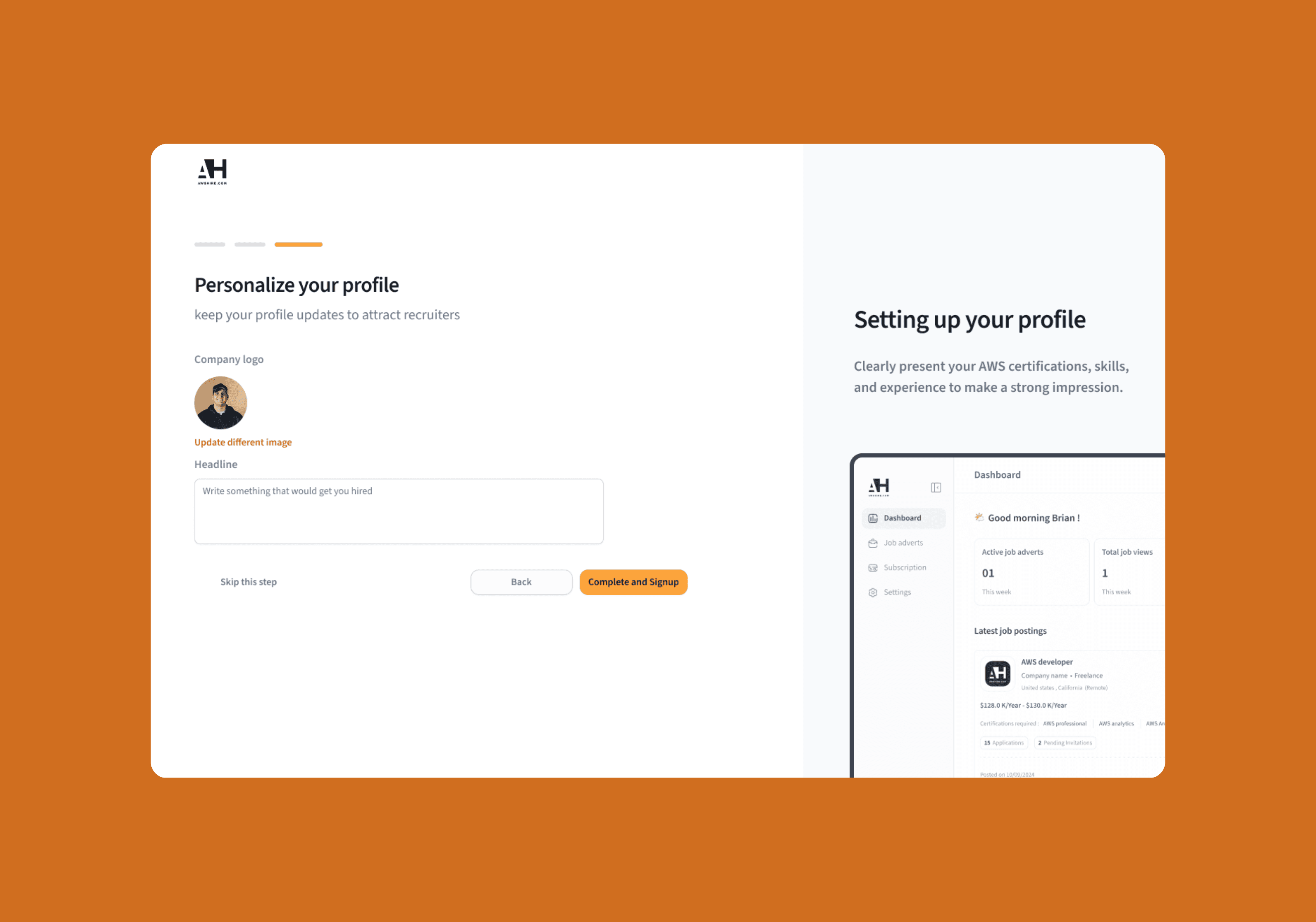 AWS case study screenshot