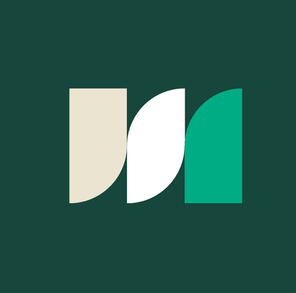 Logotipo formado por las palabras weuta en blanco sobre fondo naranja corporativo.