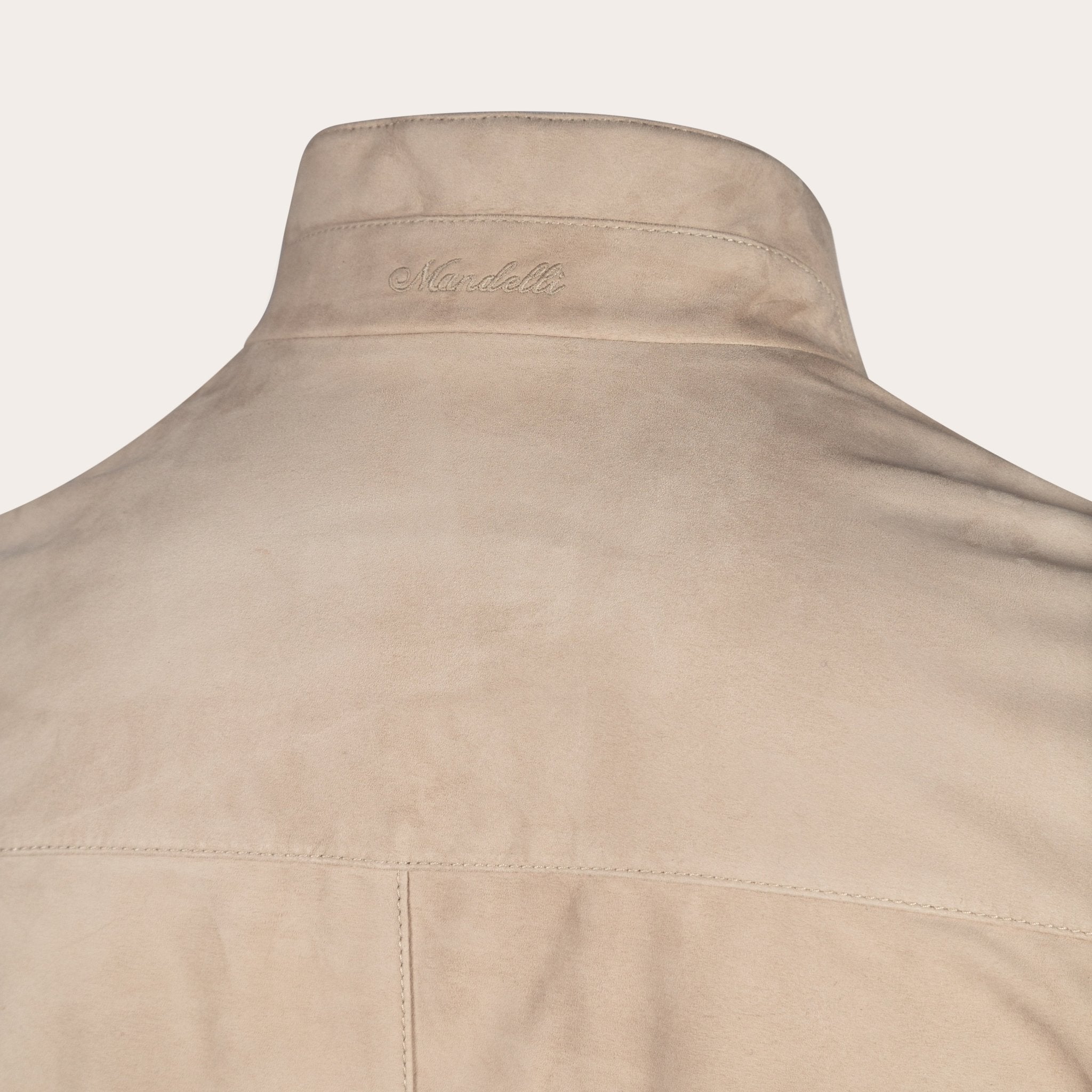 Summer Suede Bomber Jacket - Mandelli UK
