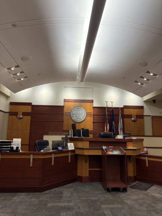 Chambers within Olathe Municipal Court, Olathe, Kansas