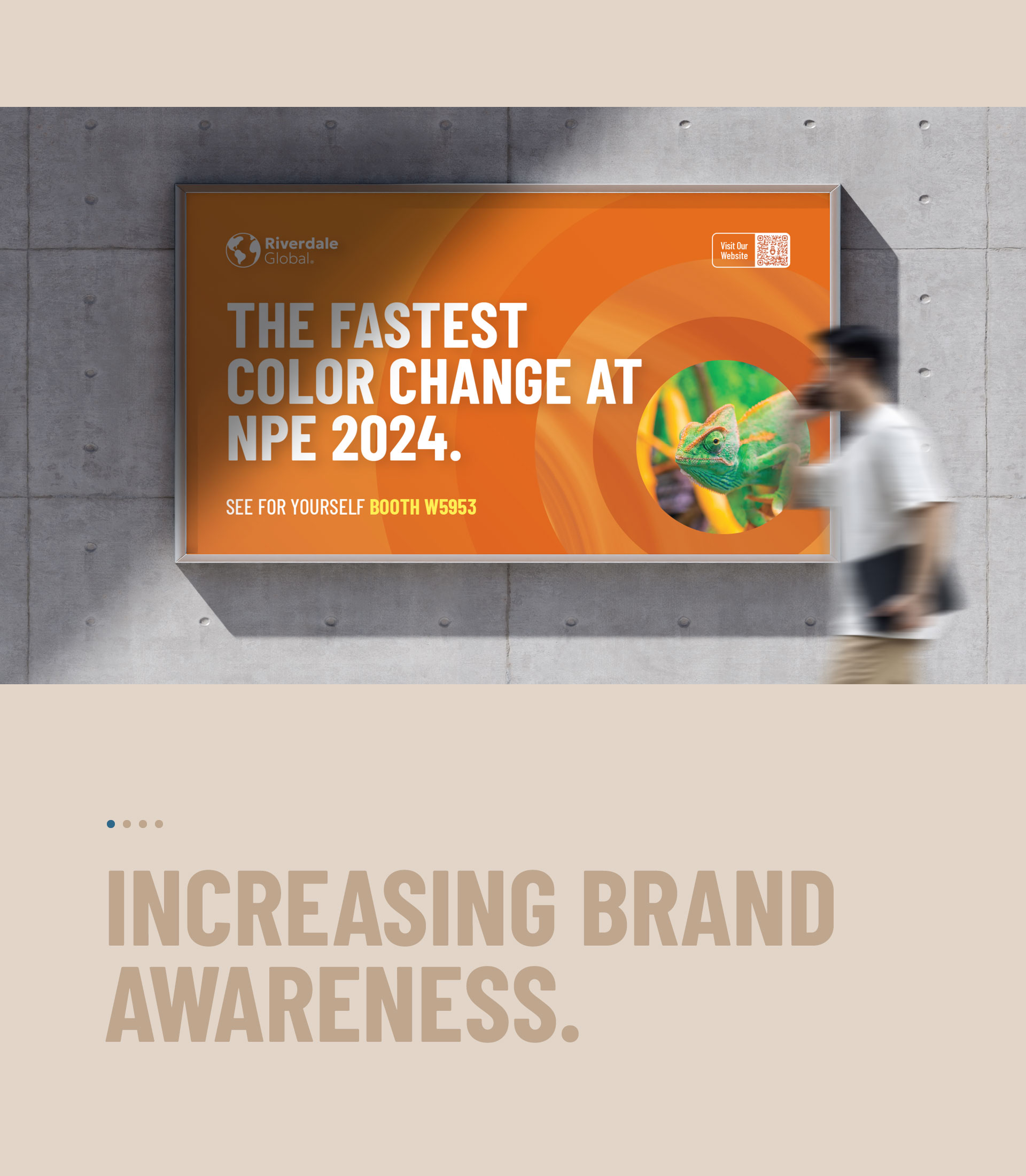 Riverdale Global NPE 2024 billboard