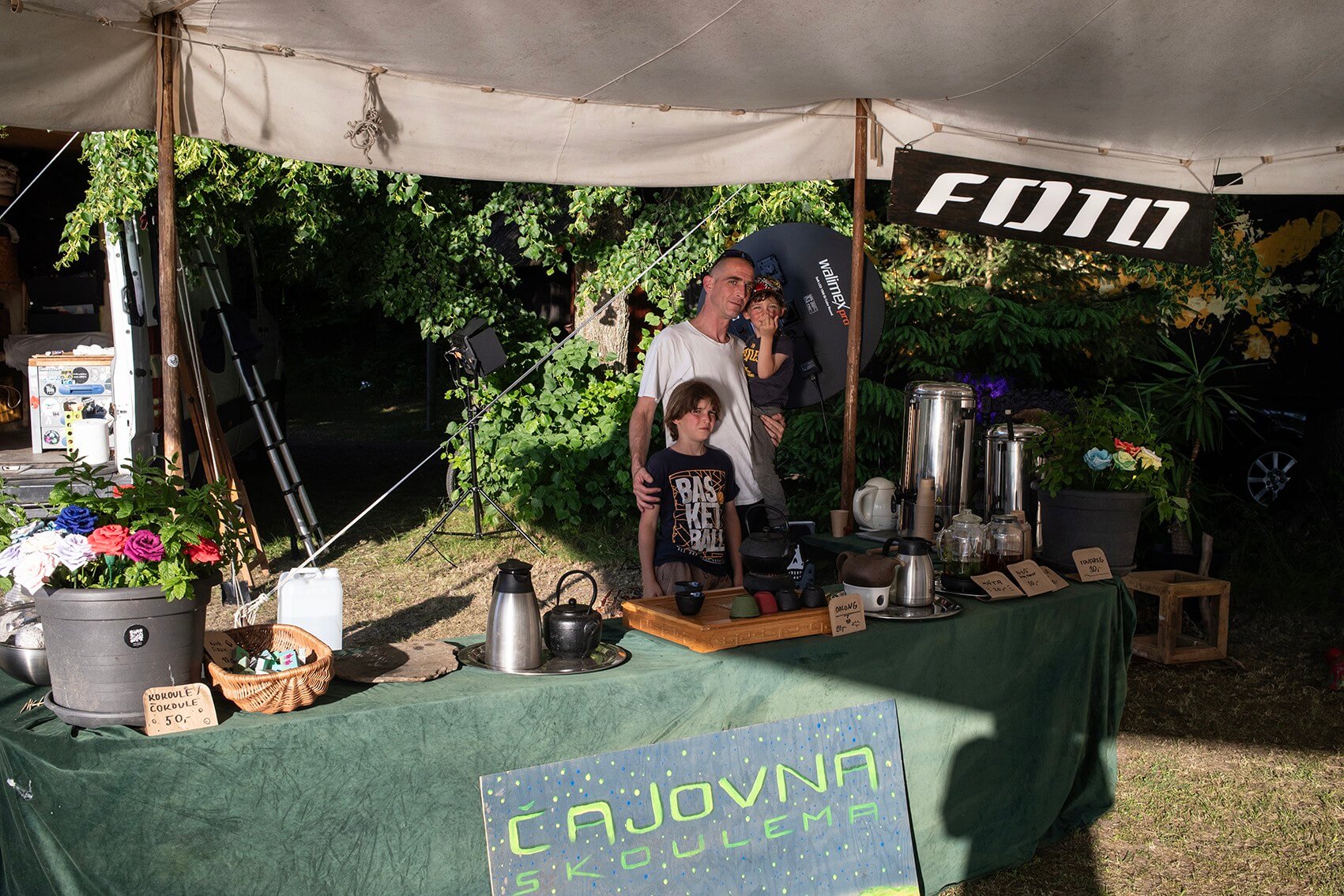 Čajovna - tradiční čajovna „Studia Savec“ v šapitó