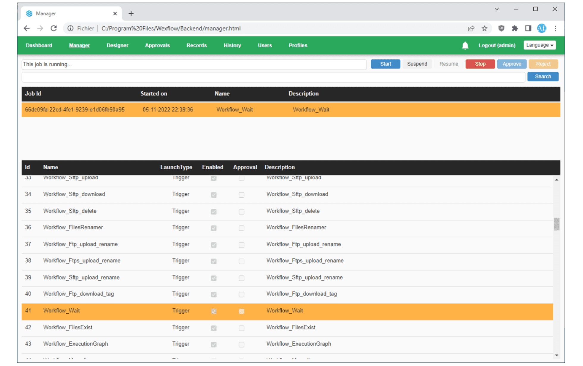 opensource workflow engine — Wexflow