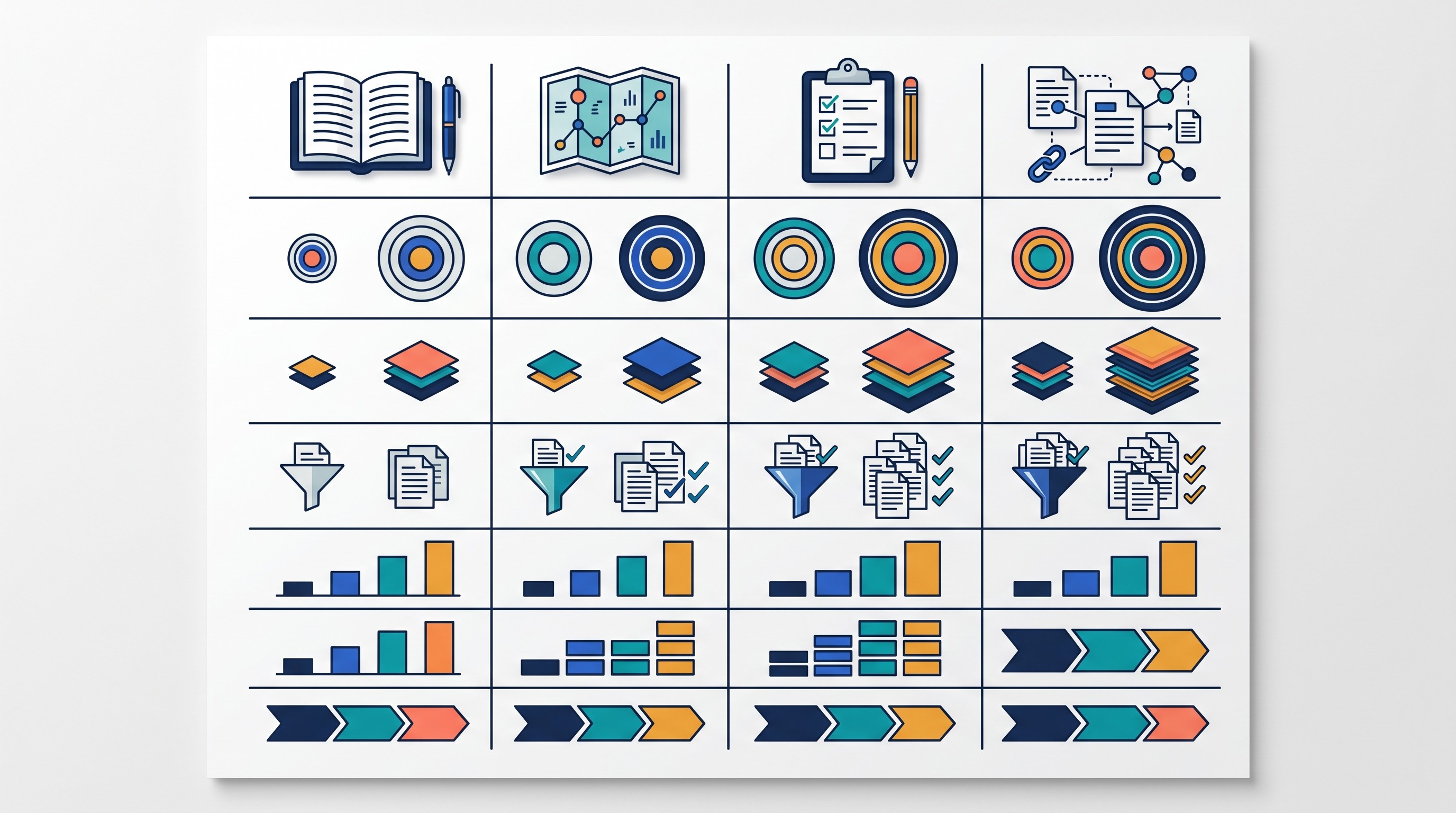 Literature review workload comparison matrix