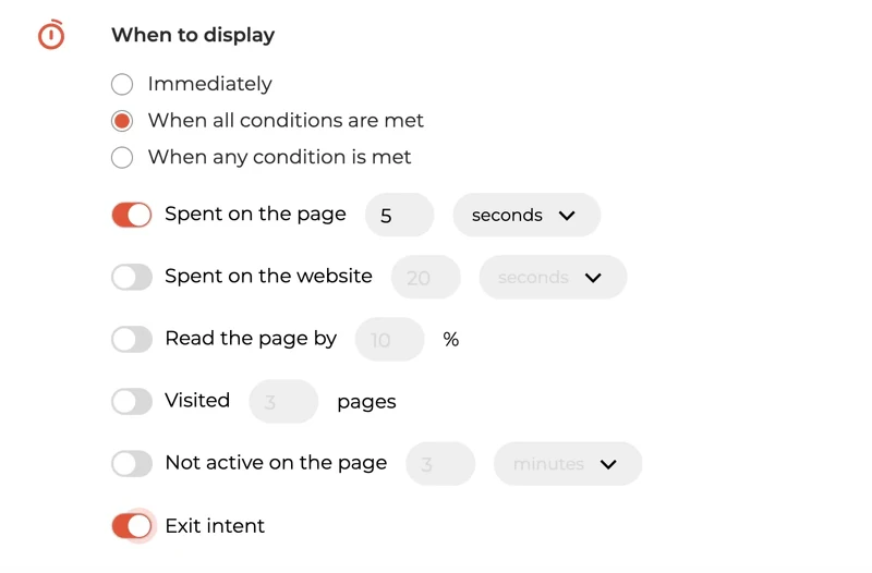 Claspos_advanced_display_rules