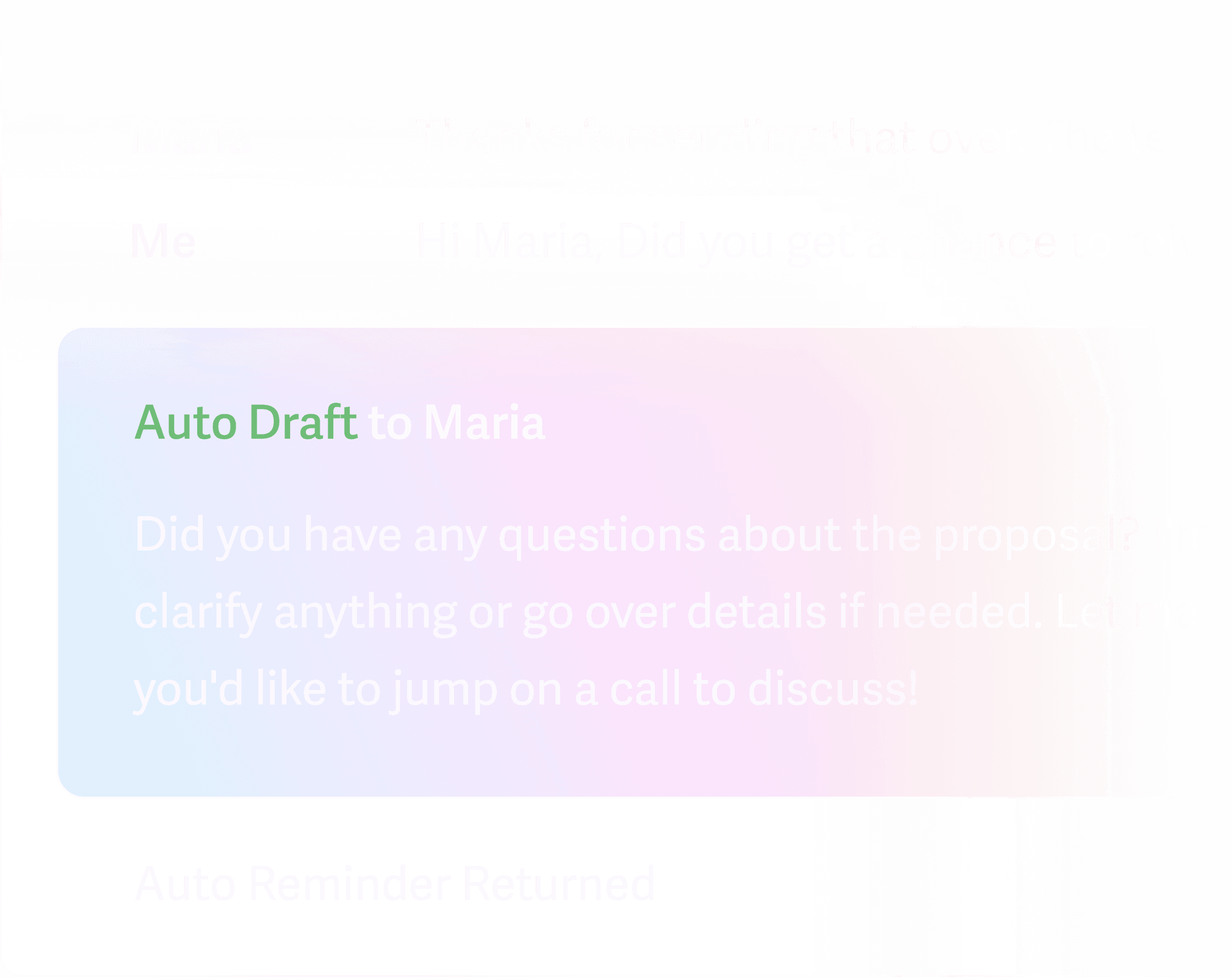 A snapshot of Superhuman AI – a suite of AI features that can help you write an email from just a bullet point.