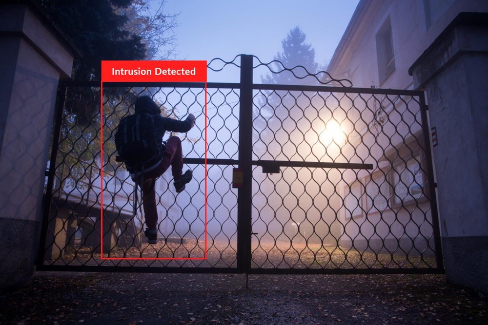 AI Video Analytics - Intrusion Detection Alert