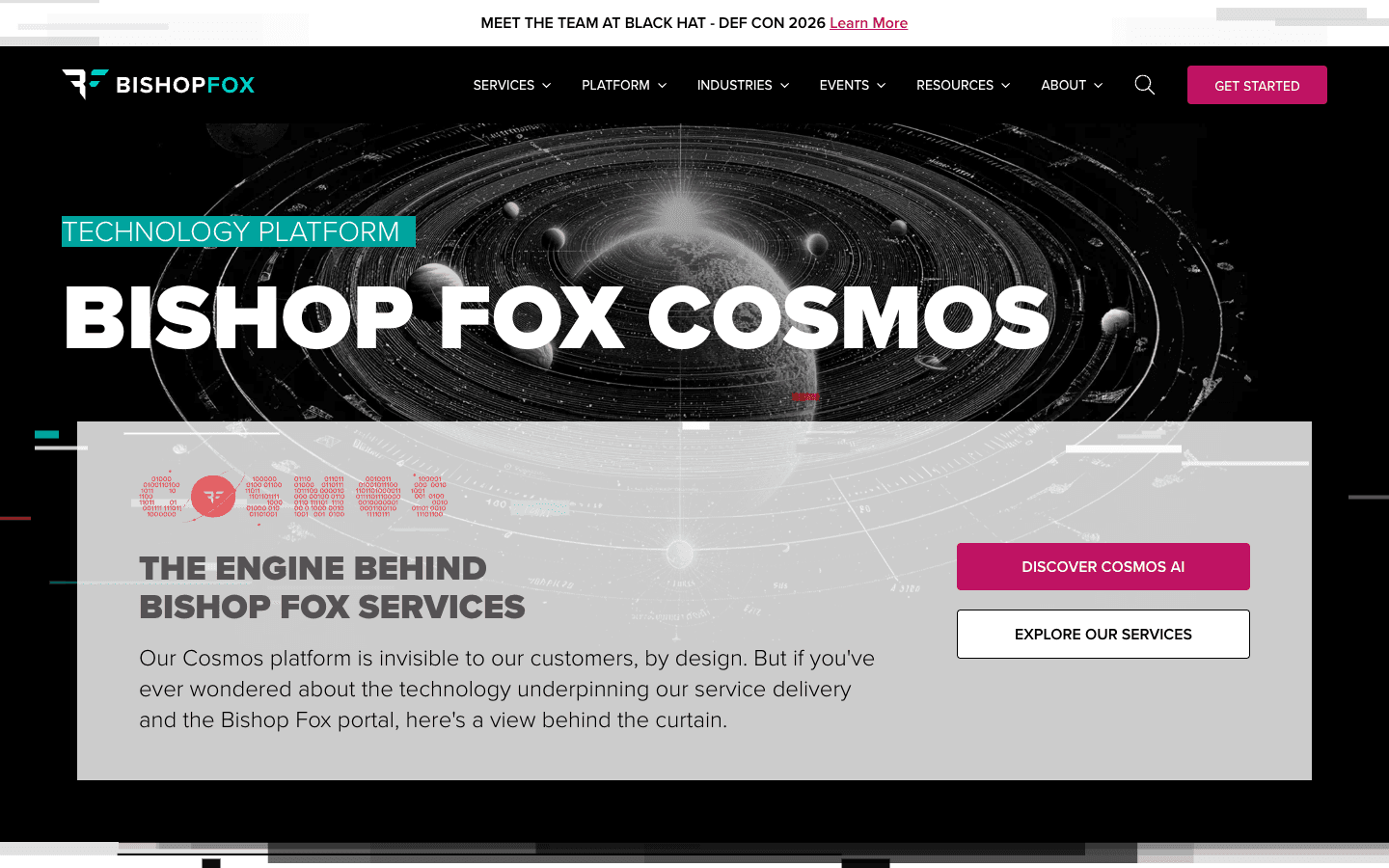 Bishop Fox Cosmos platform