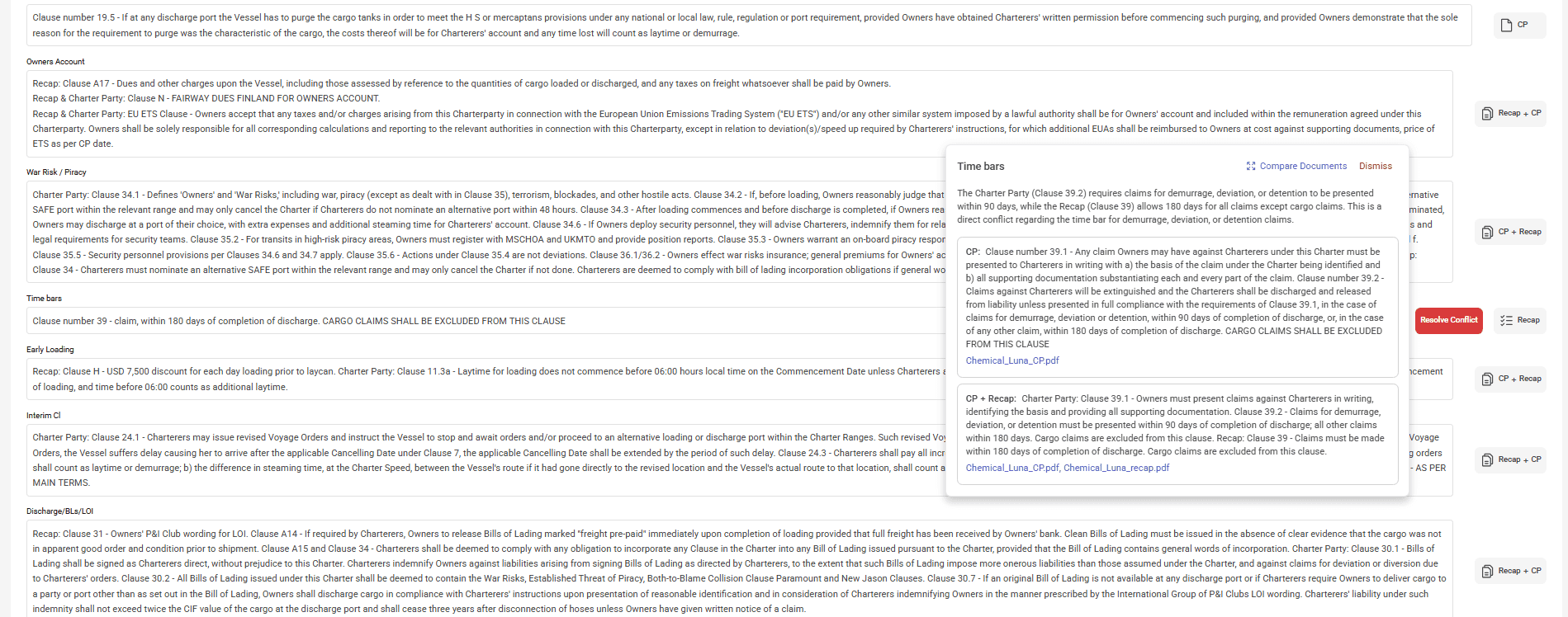 Marcura’s Voyage Instructions tool automates the creation of draft instructions directly within DA-Desk.