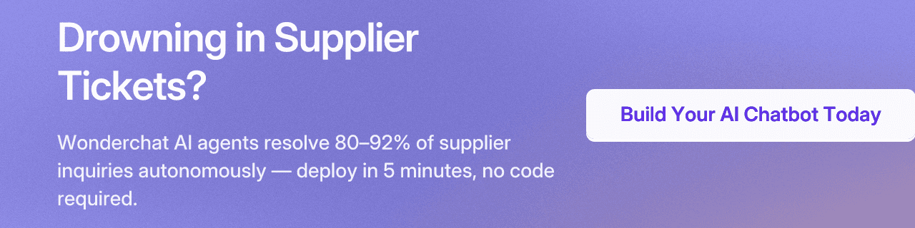 Drowning in Supplier Tickets?