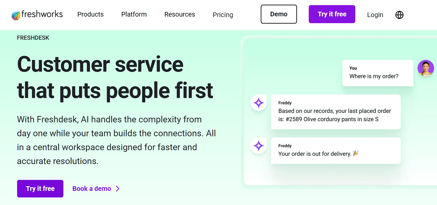 freshdesk - Intercom Fin Pricing