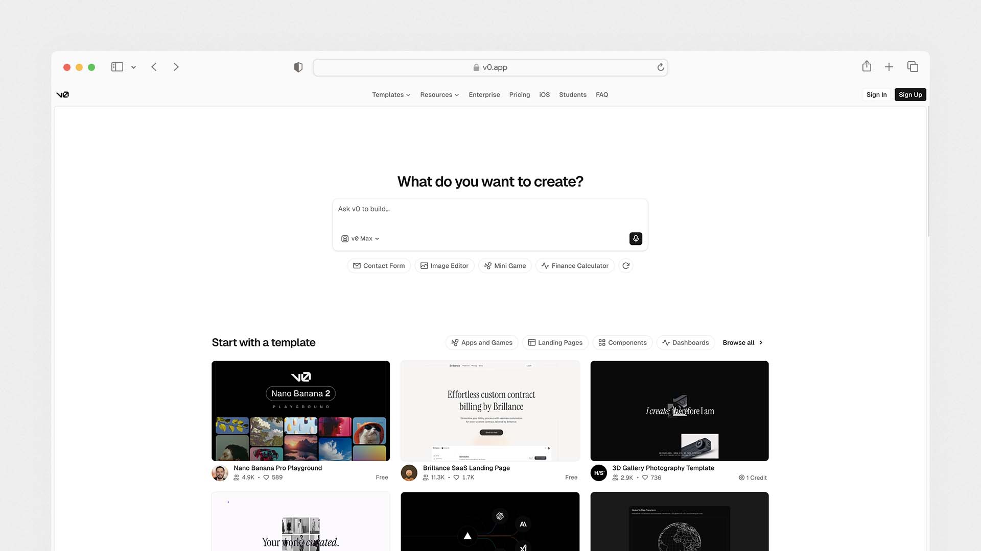v0 by Vercel — Best AI Builder for React UI Components
