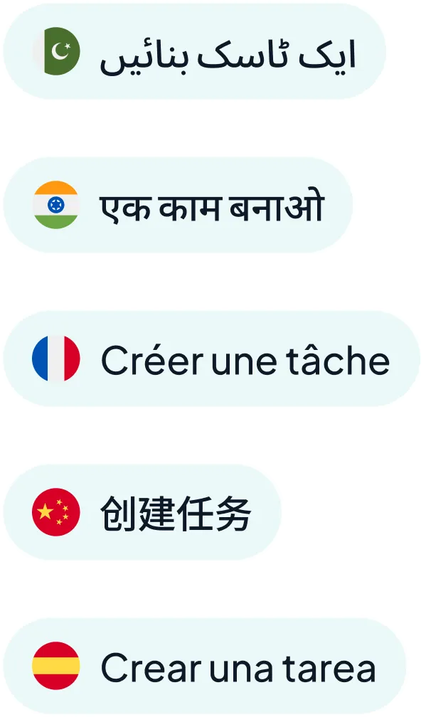 Multilingual Voice Notes