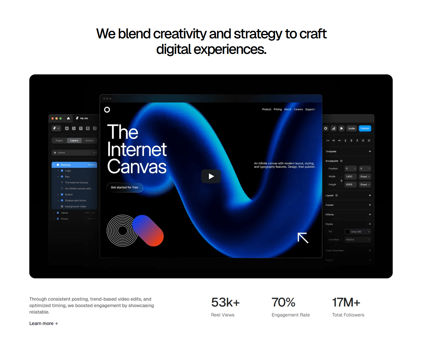 Framer Stats Component