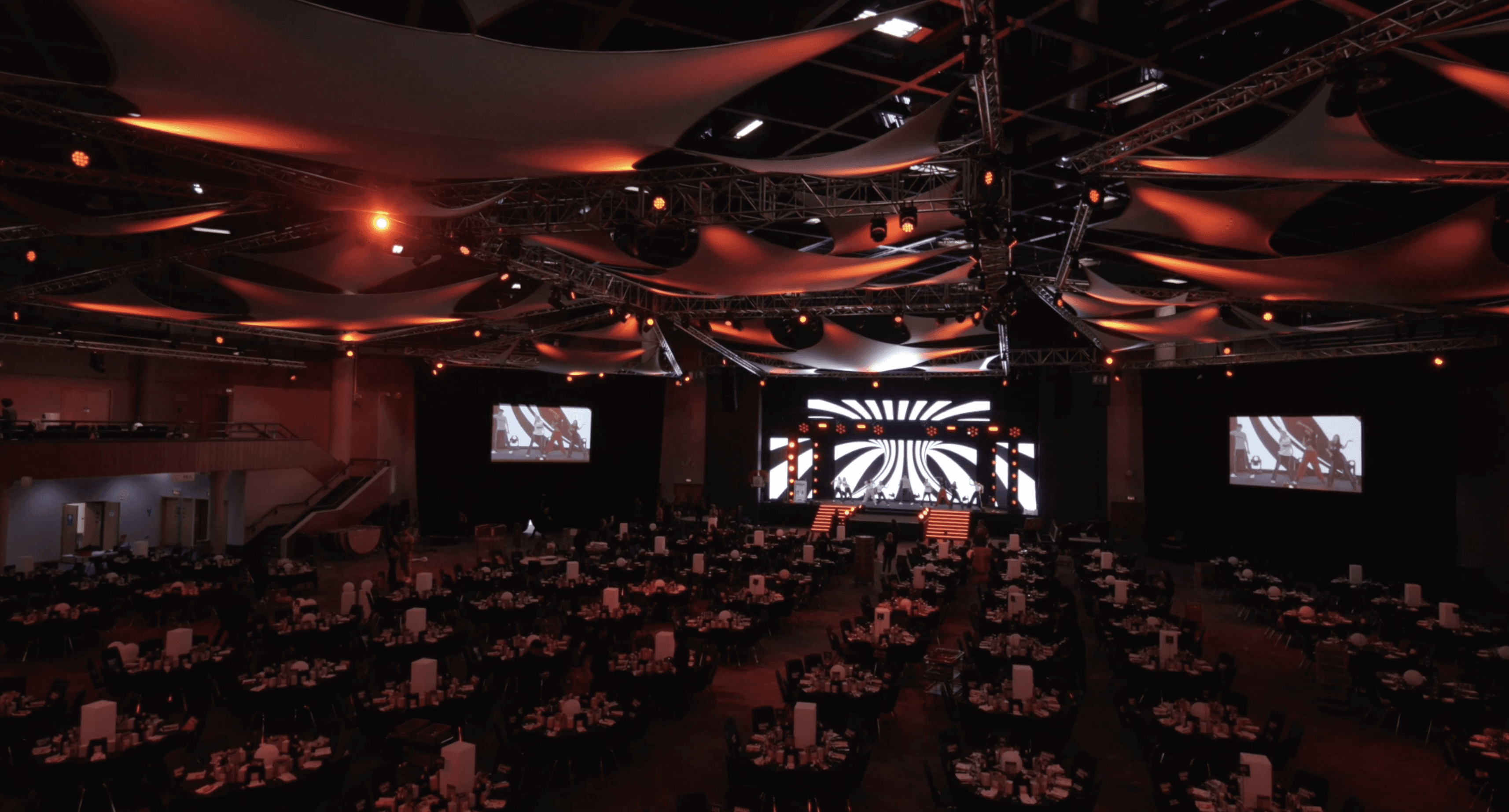 Hair and Beauty Awards ICC Birmingham Bign Video wall LED Steps