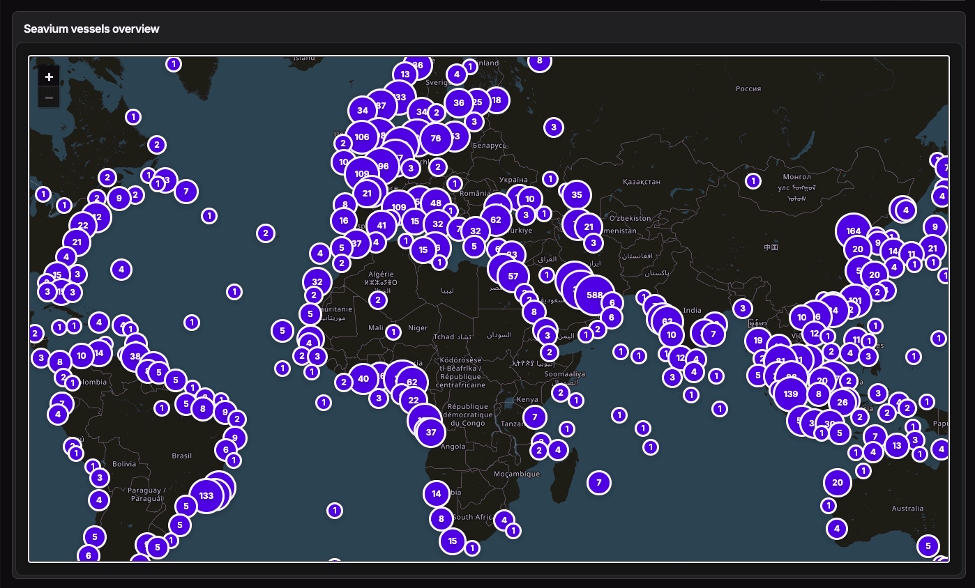 Seavium MAP - Vessel Overview